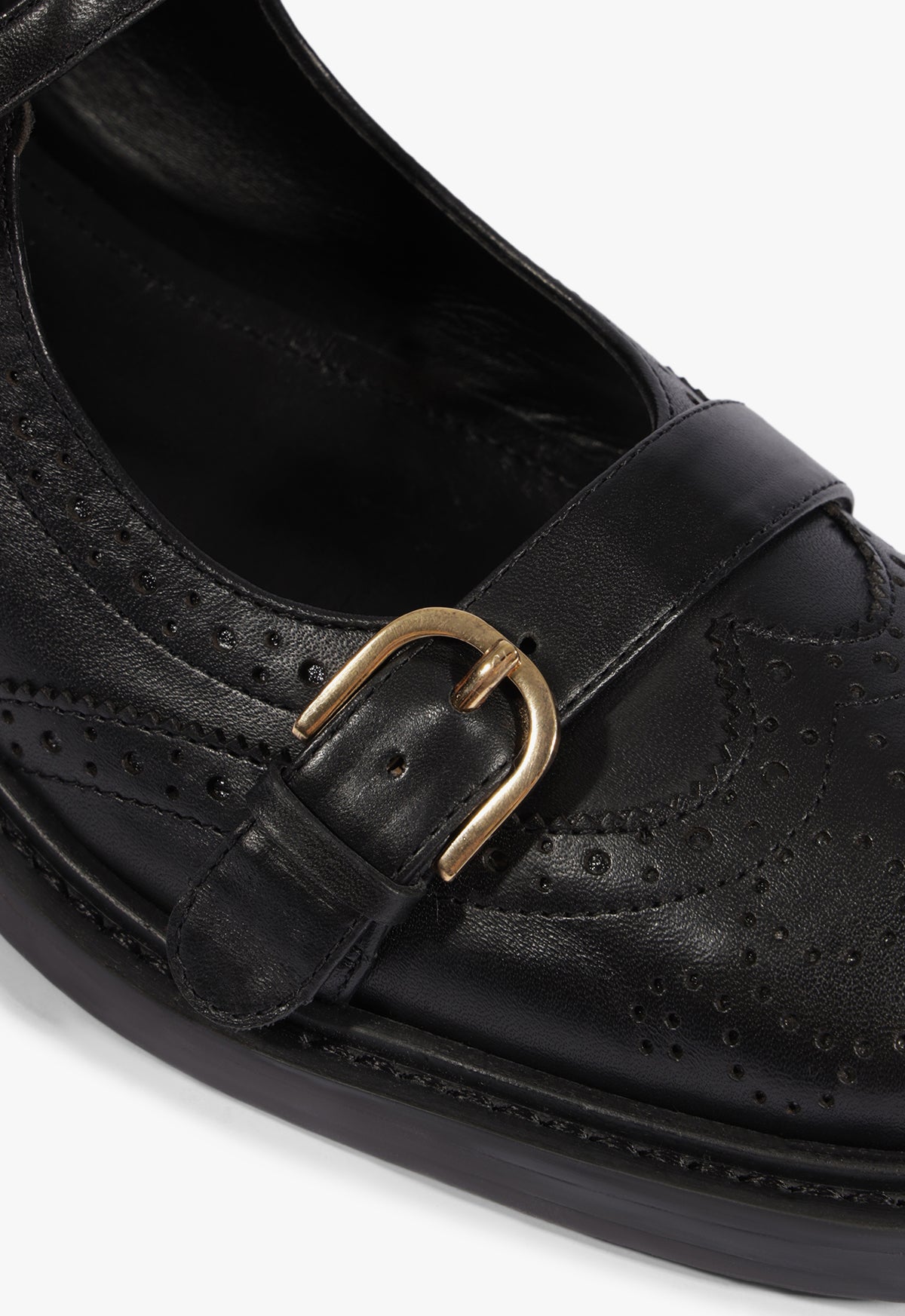 Dafne Leather Flat