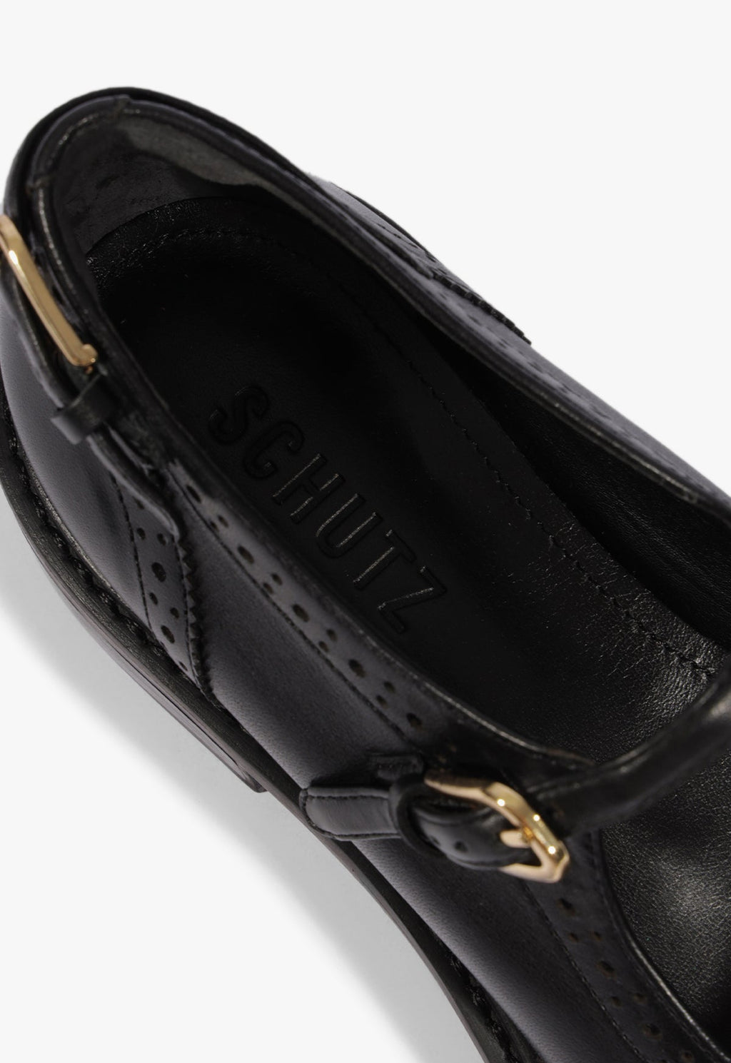 Dafne Leather Flat