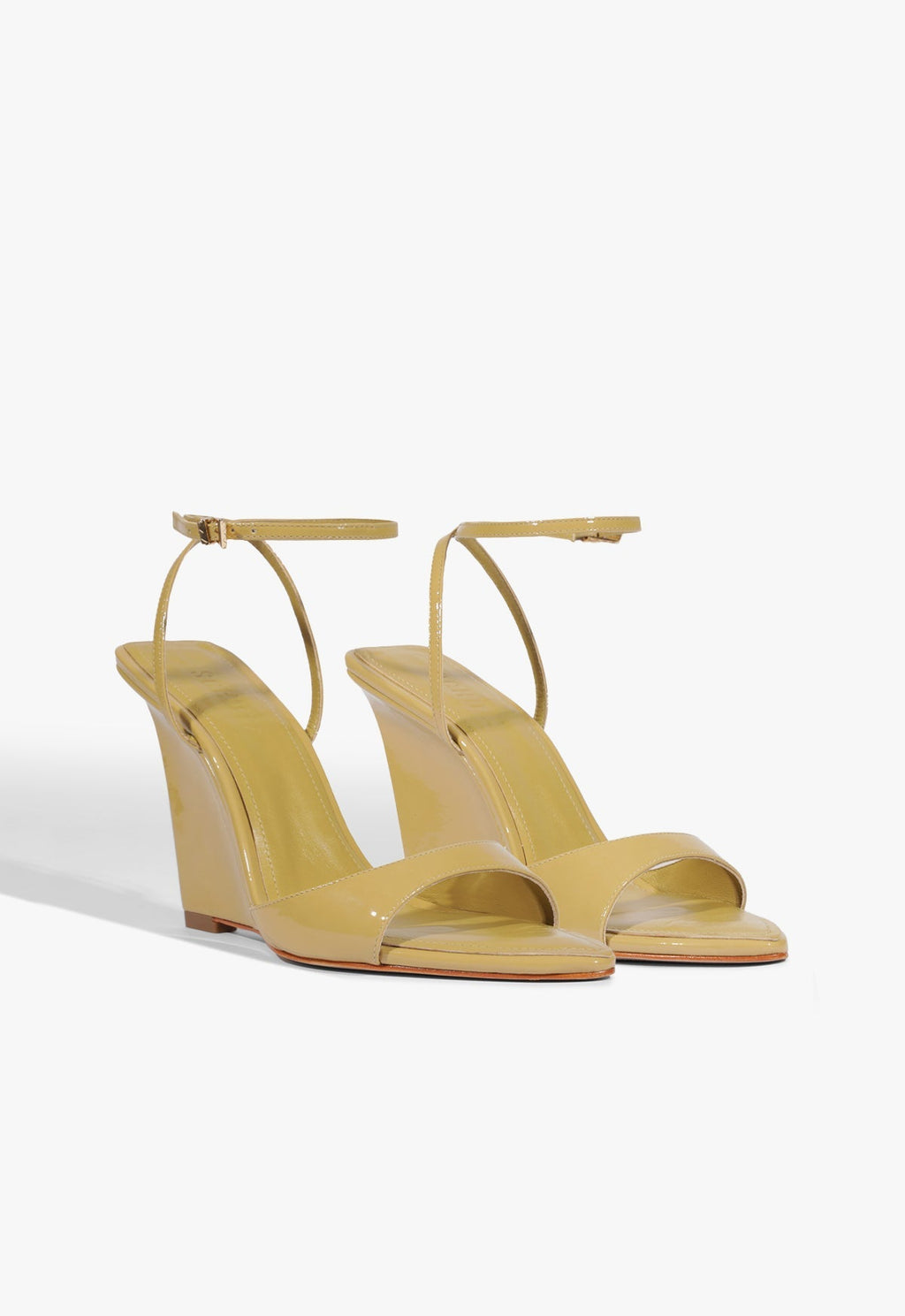 Elodie Wedge Patent Sandal