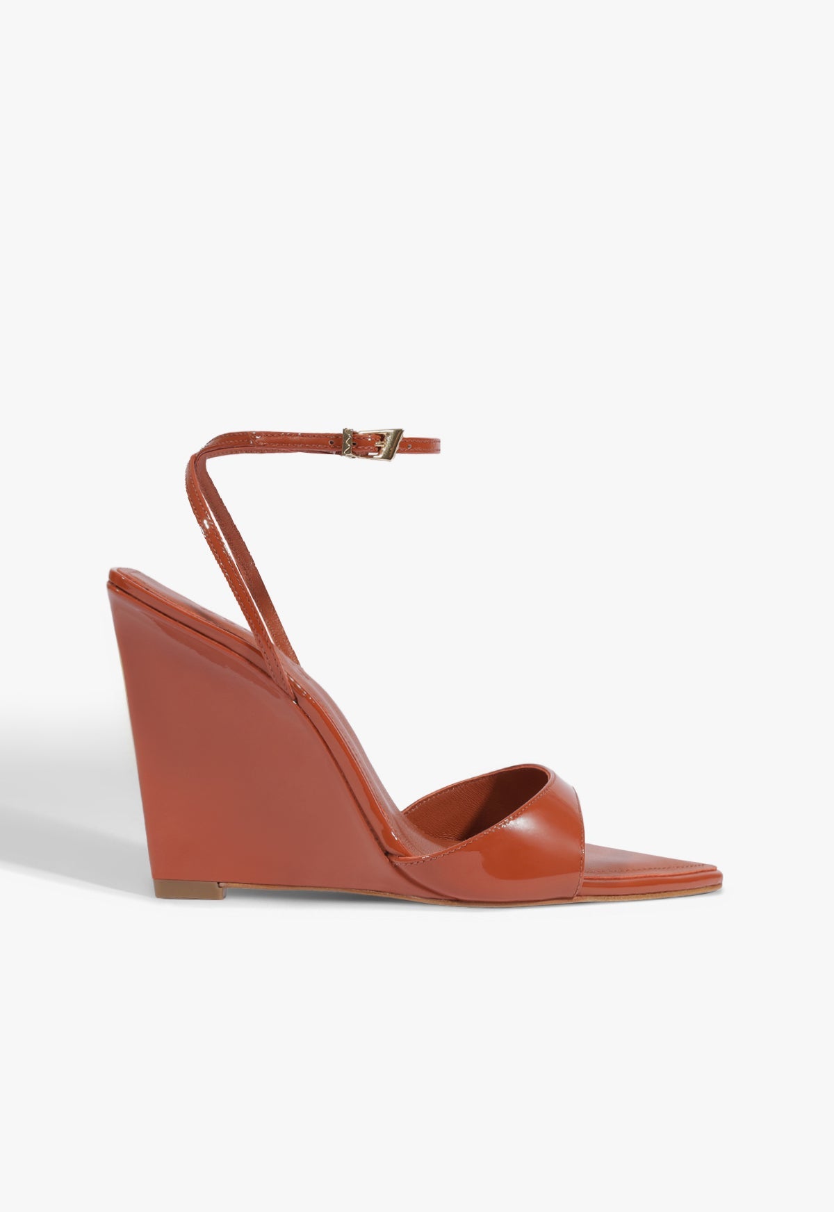 Elodie Wedge Patent Sandal