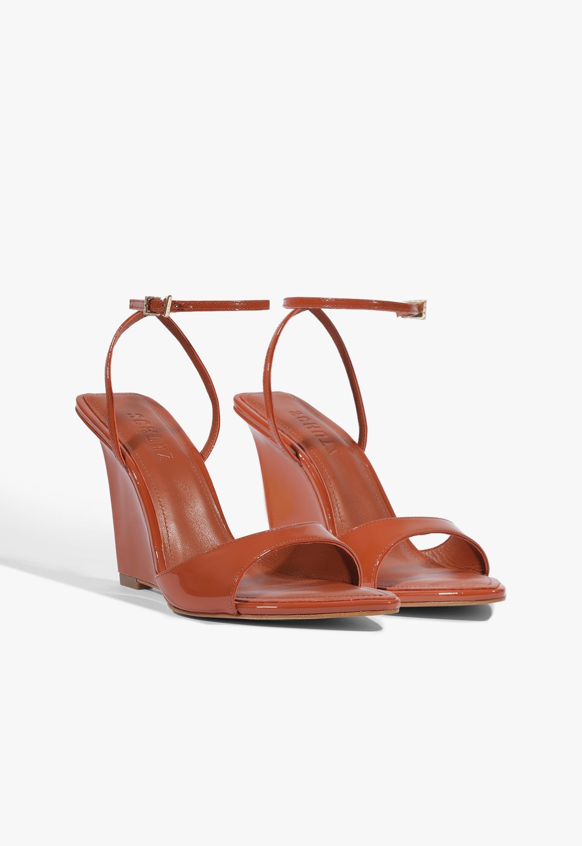 Elodie Wedge Patent Sandal