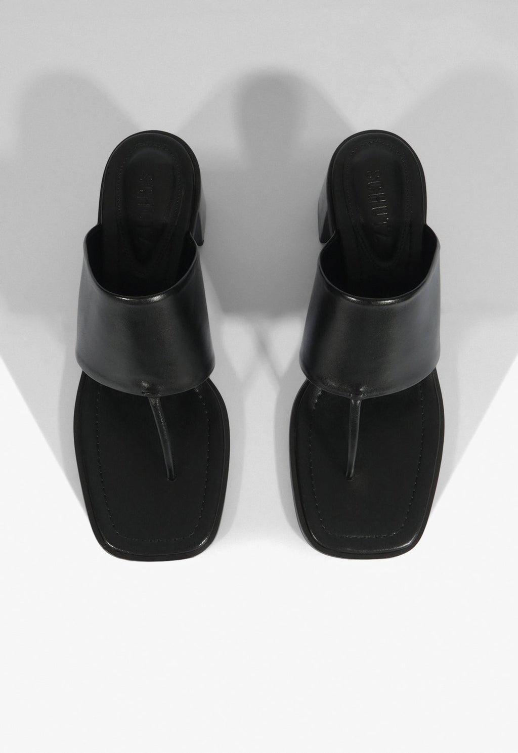 Martha Block Leather Sandal