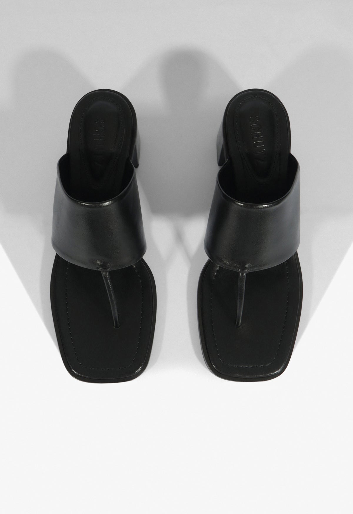 Martha Block Leather Sandal