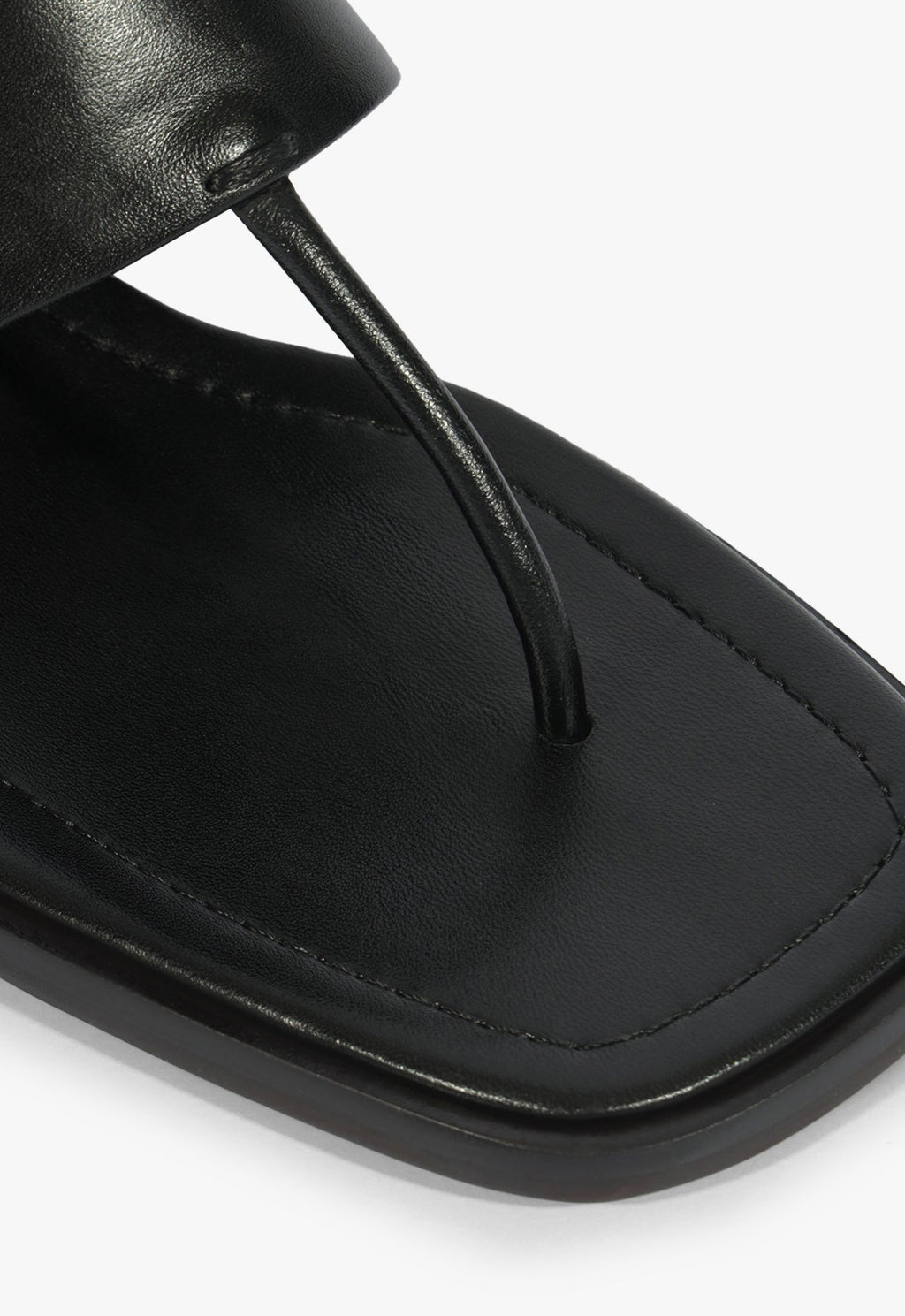 Martha Block Leather Sandal