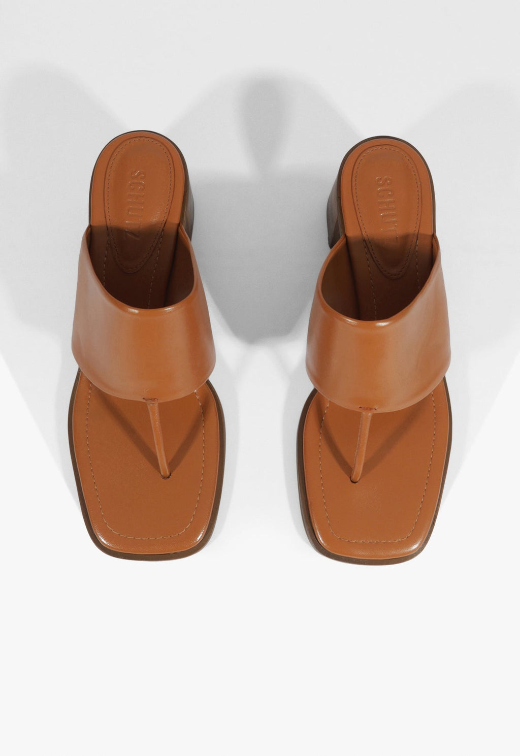 Martha Block Leather Sandal