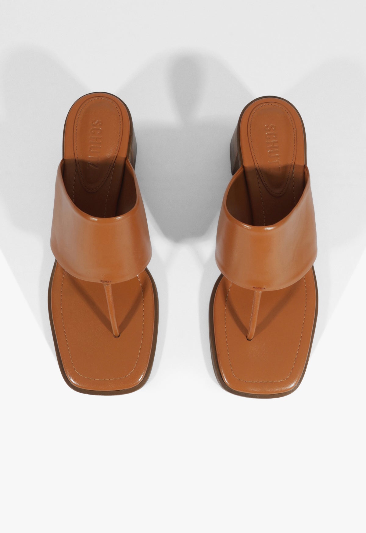 Martha Block Leather Sandal