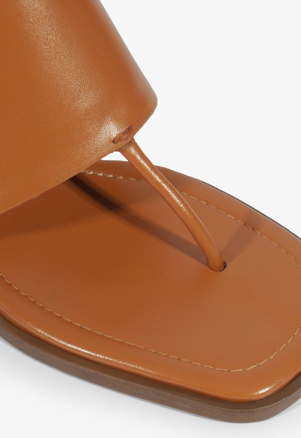 Martha Block Leather Sandal