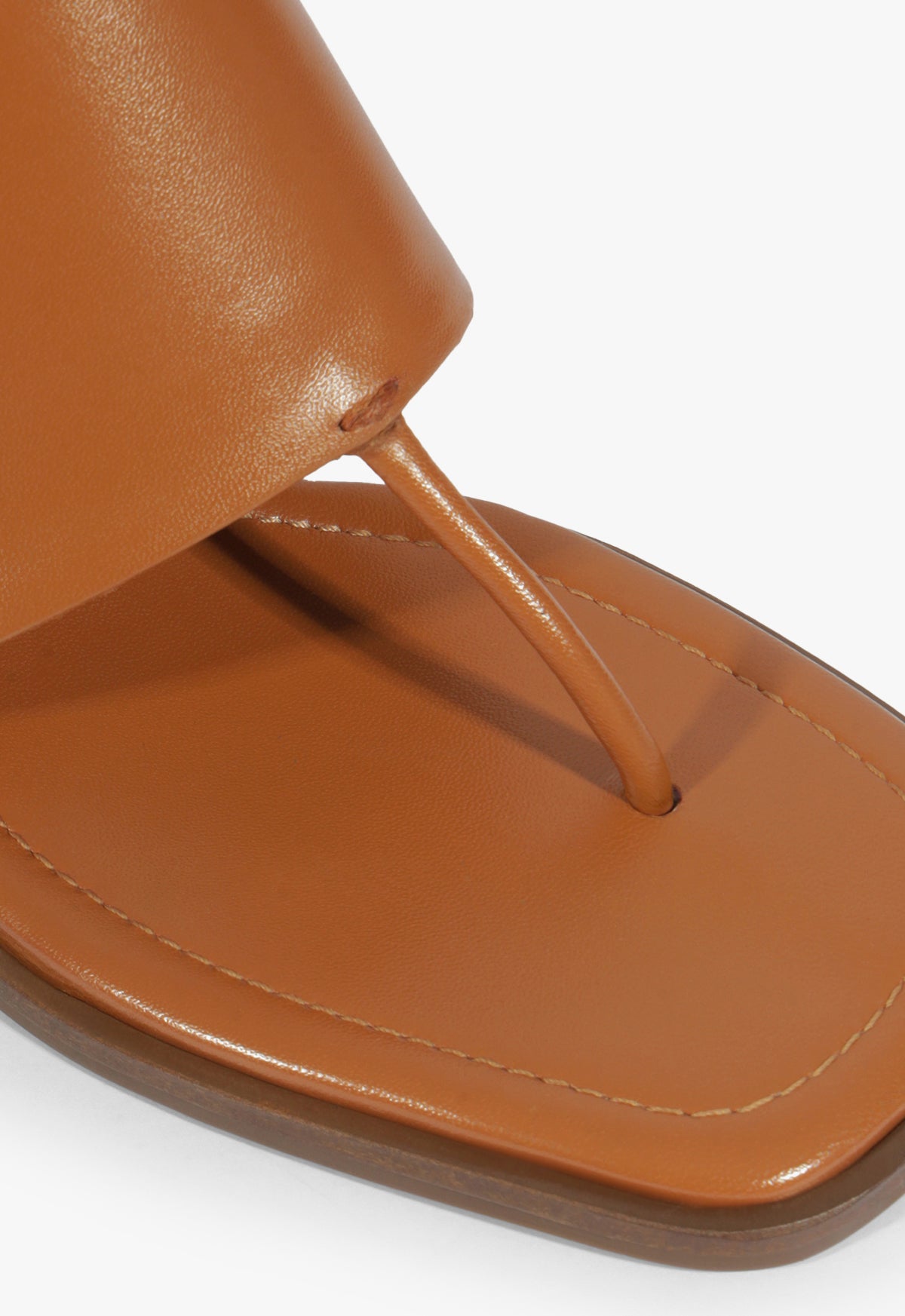 Martha Block Leather Sandal