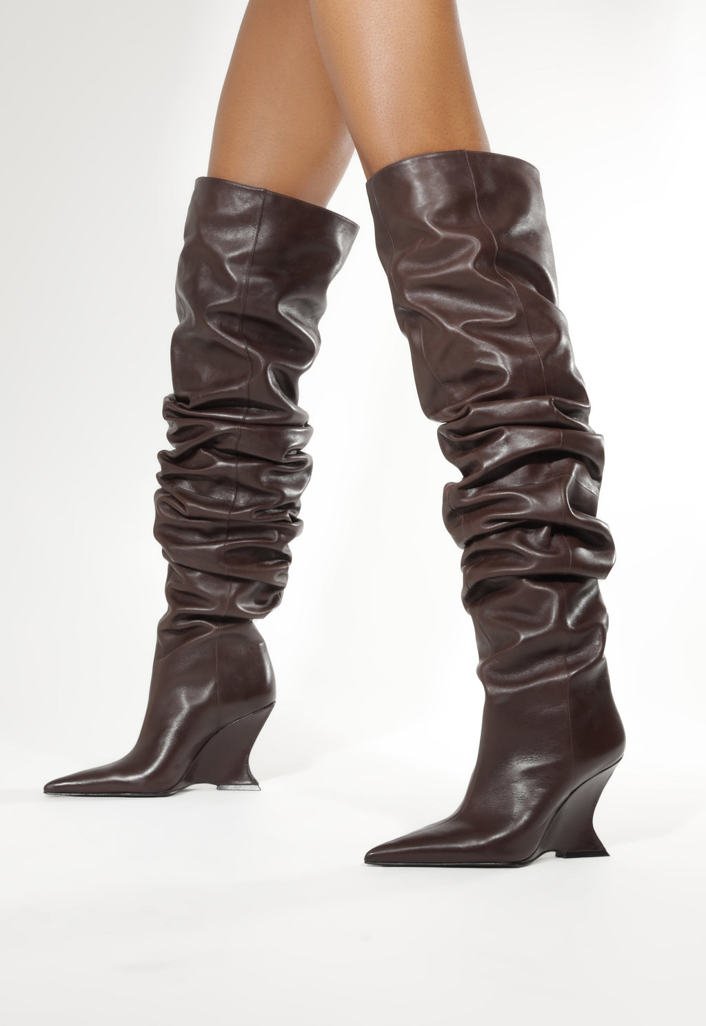 Siena OTK Slouch Leather Boot