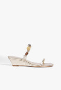 Freya Leather Wedge Sandal