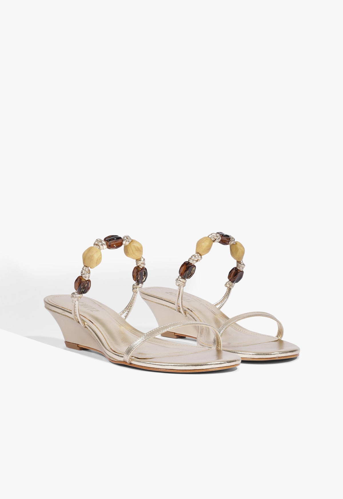 Freya Leather Wedge Sandal