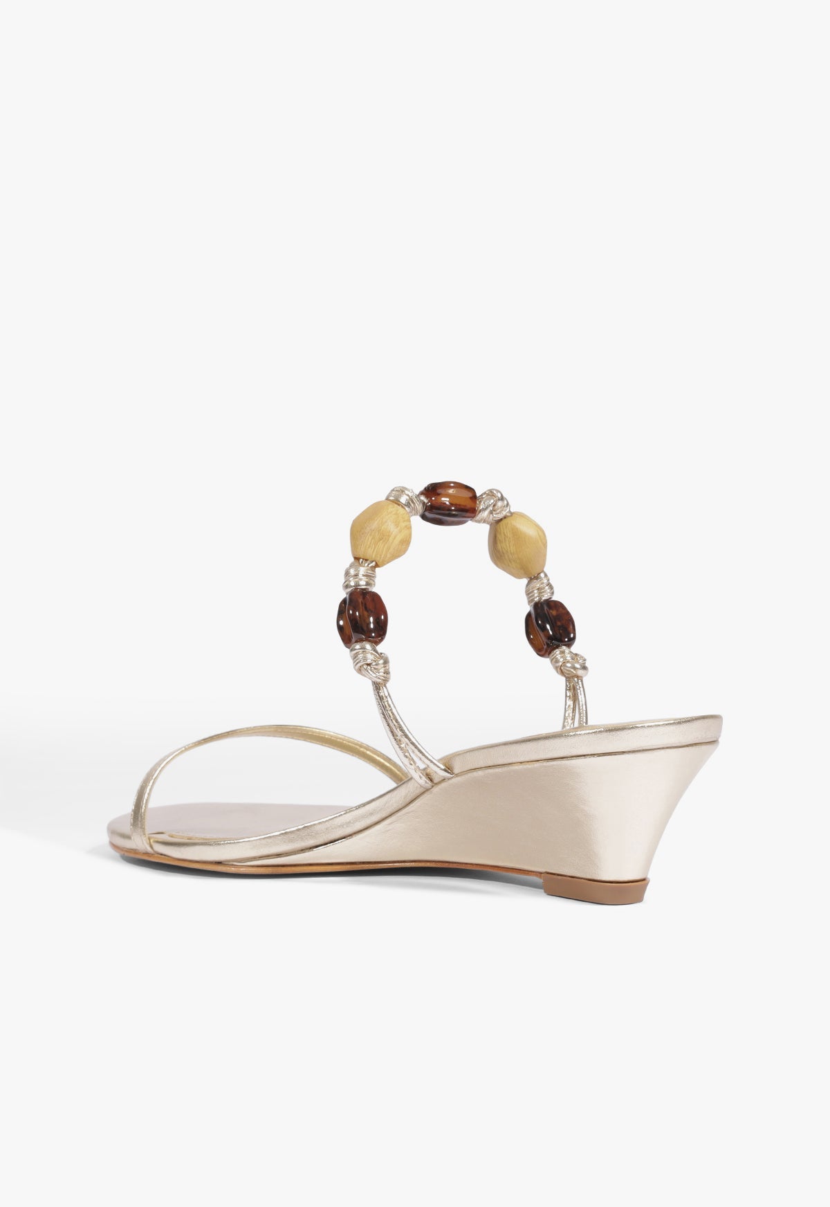 Freya Leather Wedge Sandal