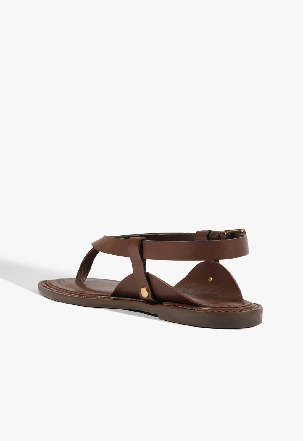 Lorraine Leather Flat Sandal