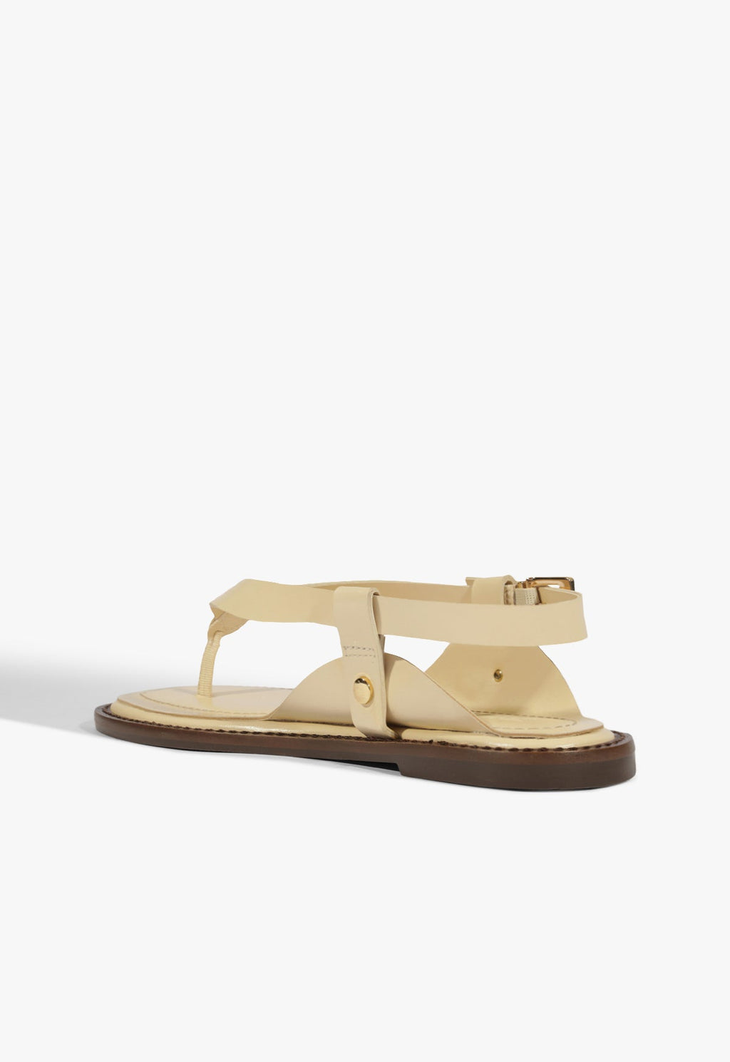 Lorraine Leather Flat Sandal
