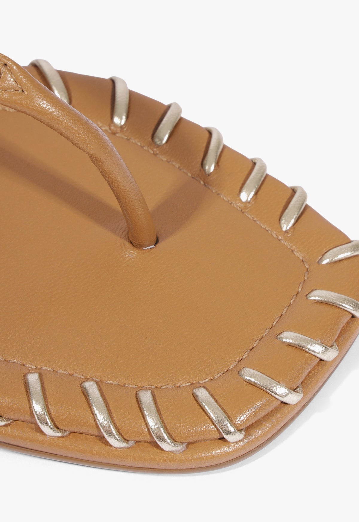 Elsha Sewing Leather Sandal