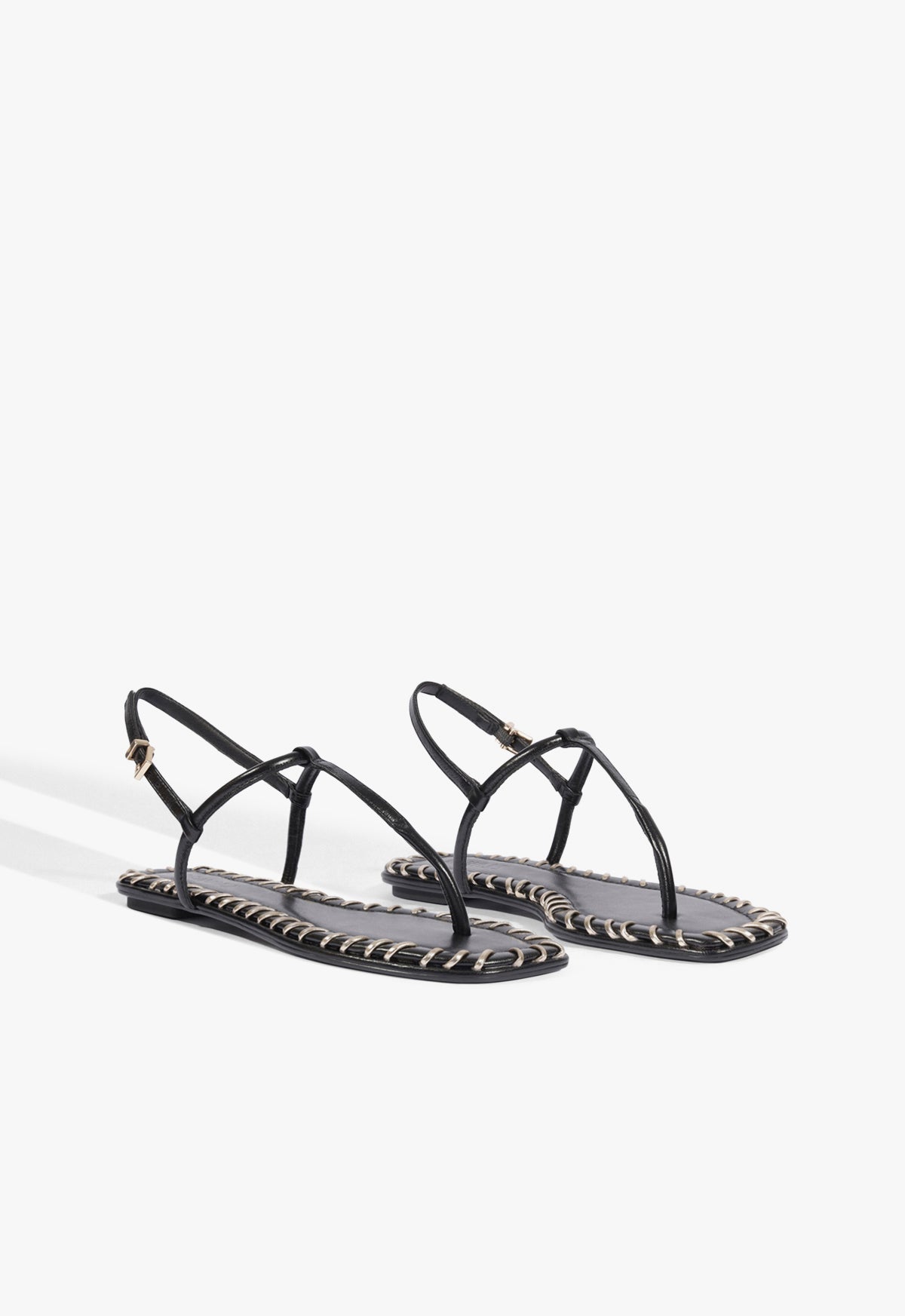 Elsha Sewing Leather Sandal
