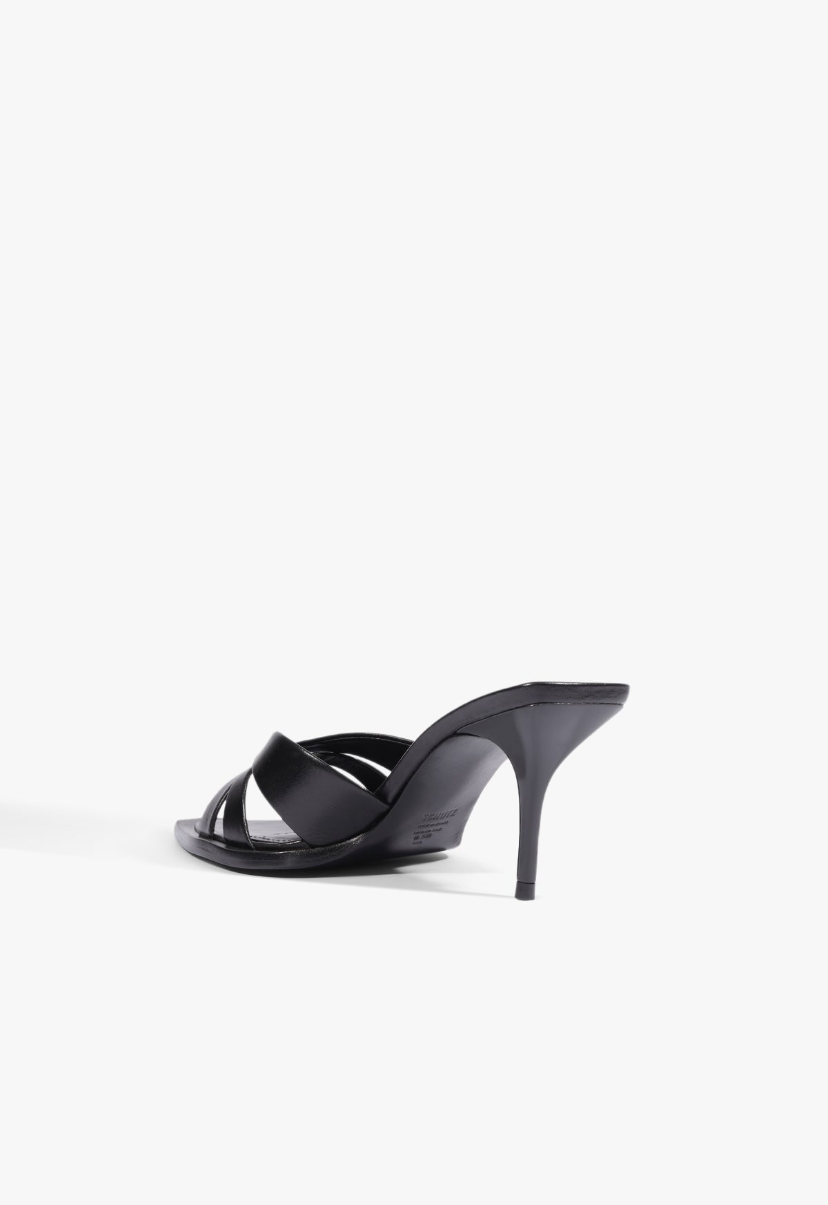 Keefa Leaf Mule Leather Sandal