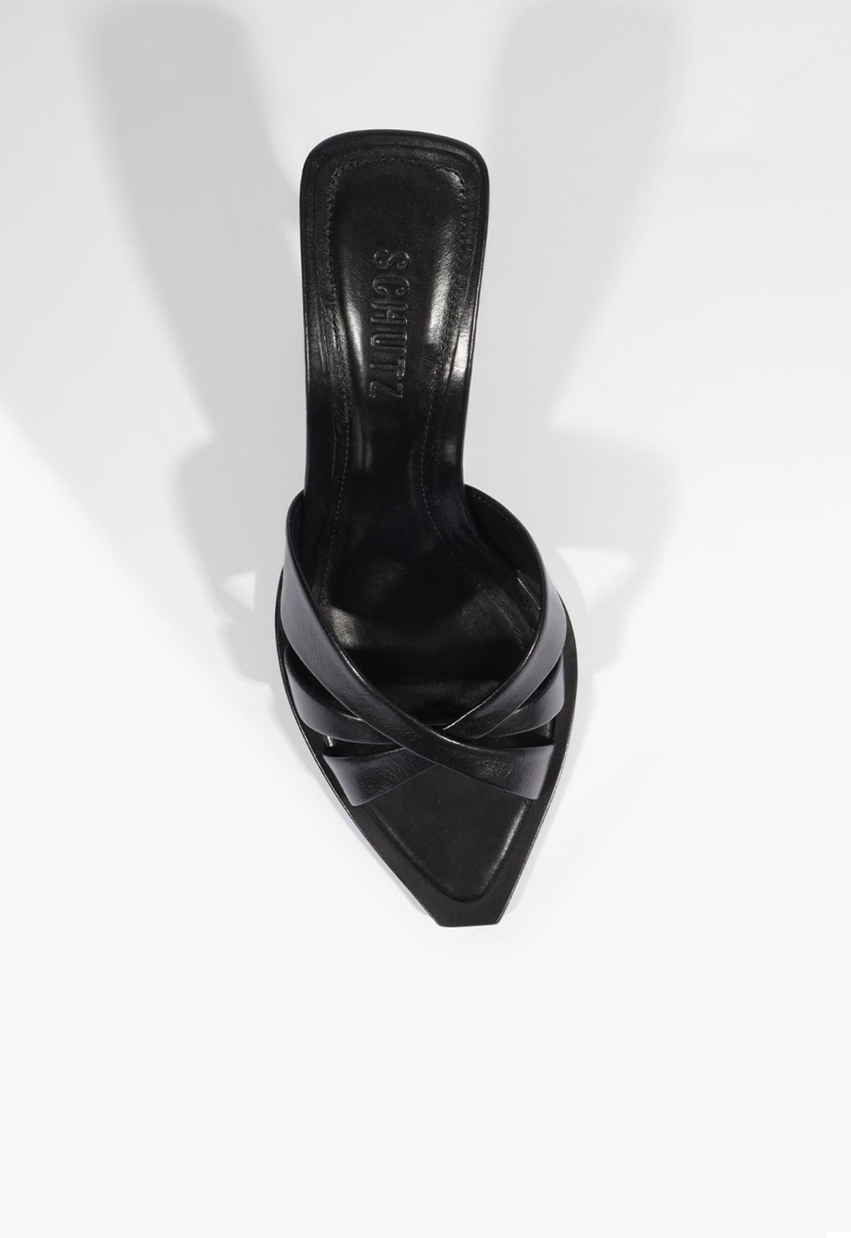 Keefa Leaf Mule Leather Sandal