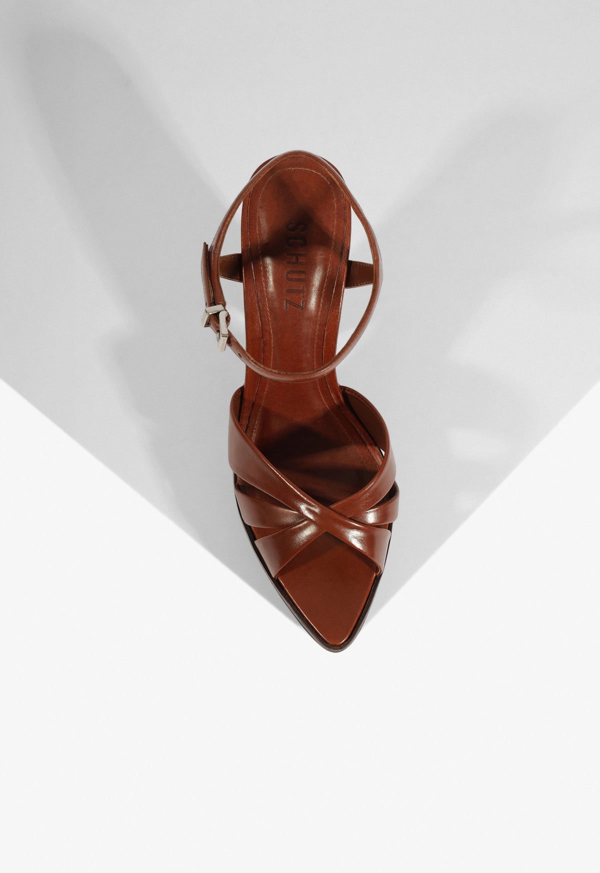 Keefa Wood Leather Platform Sandal
