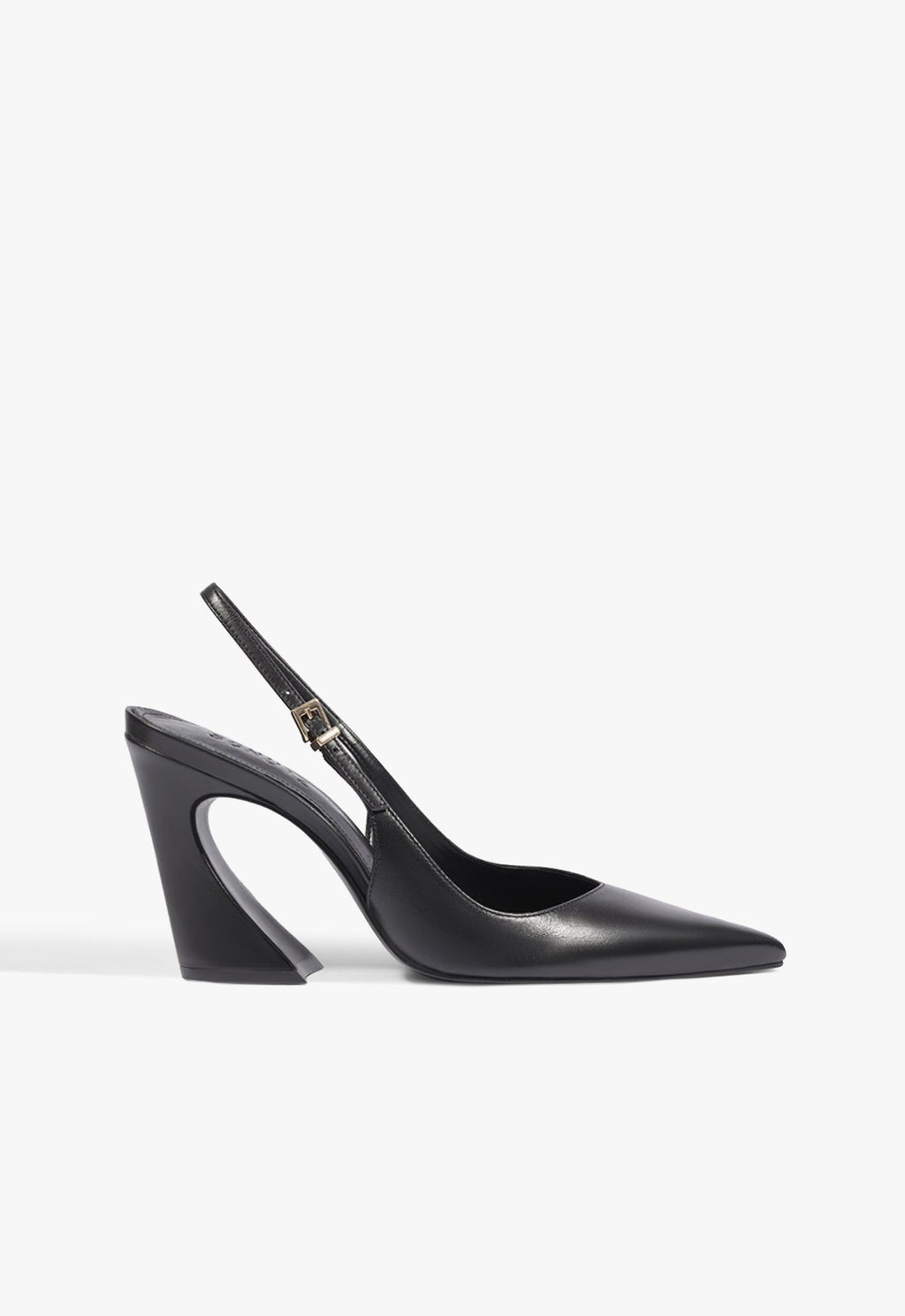 Lexi Sling Block Leather Pump