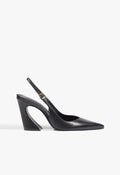 Lexi Sling Block Leather Pump