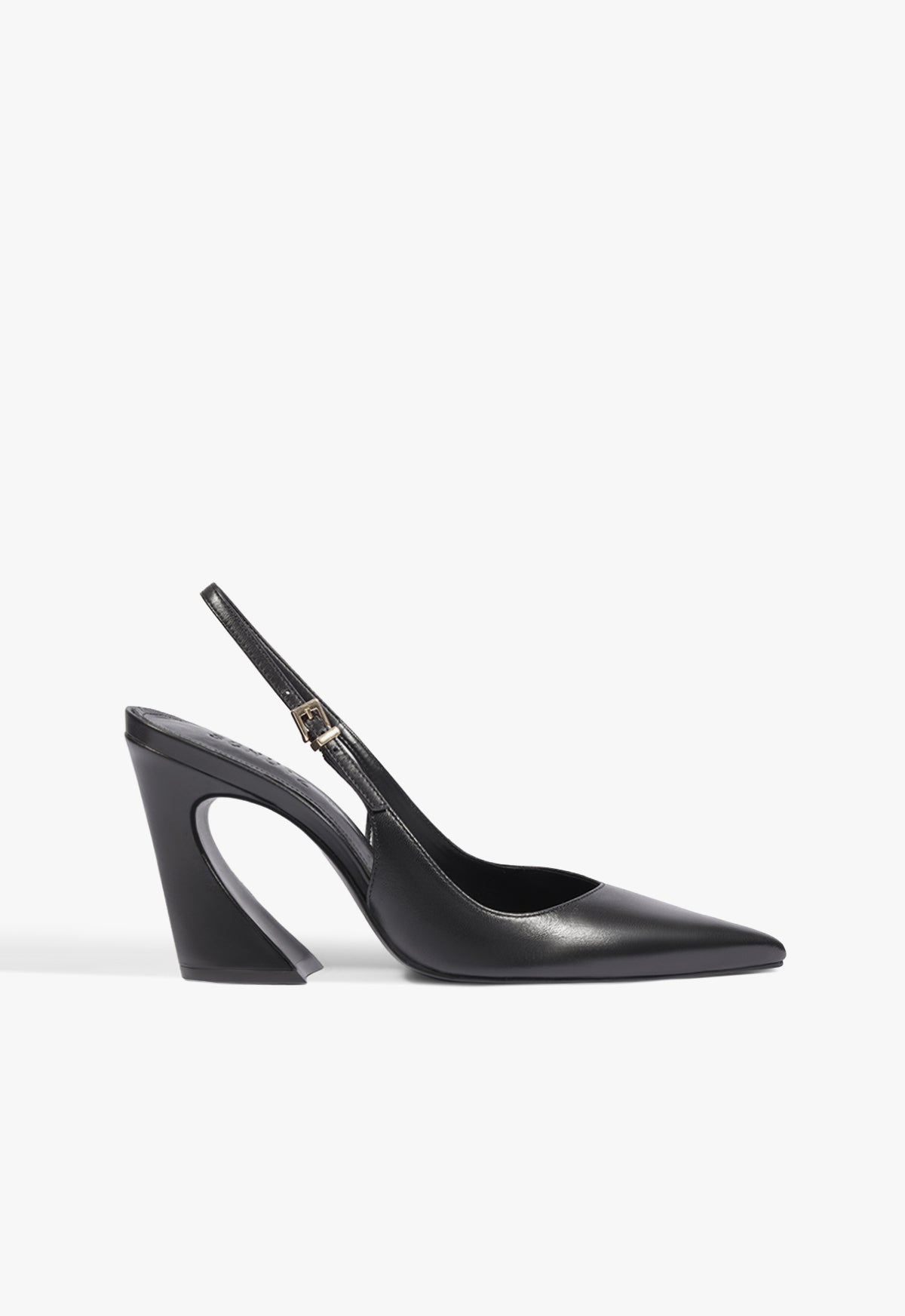 Lexi Sling Block Leather Pump