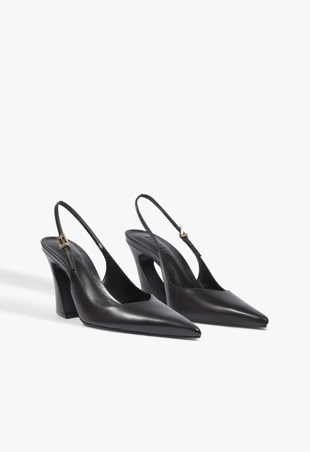 Lexi Sling Block Leather Pump