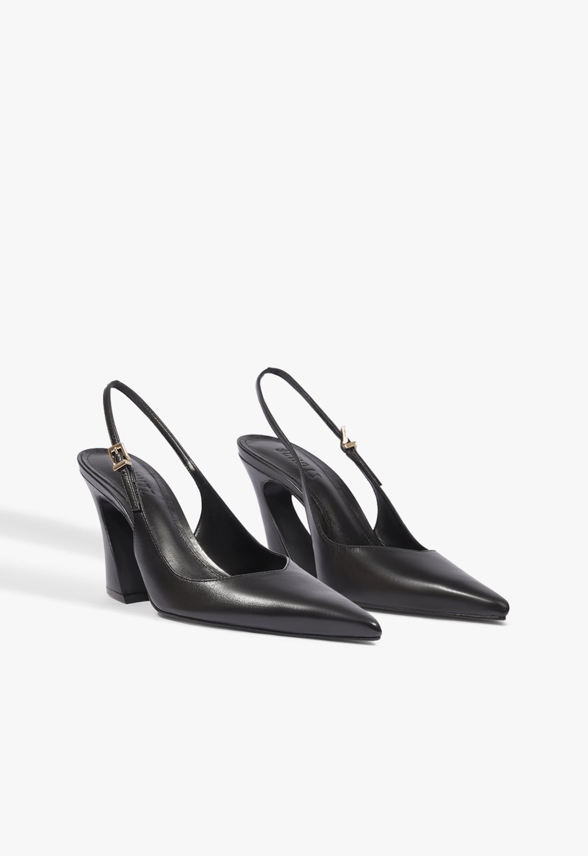 Lexi Sling Block Leather Pump