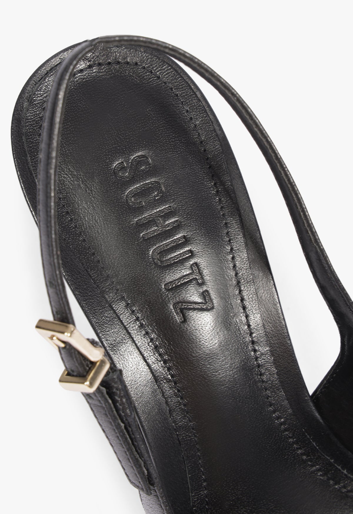 Lexi Sling Block Leather Pump