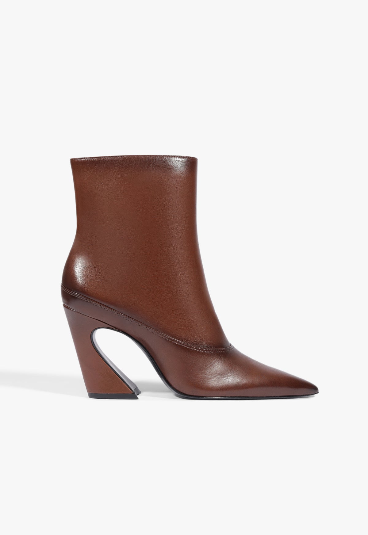 Lexi Mid Leather Bootie