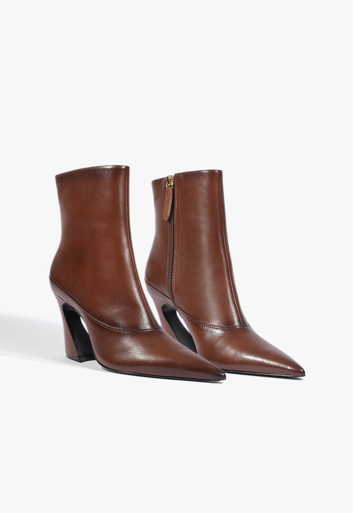 Lexi Mid Leather Bootie
