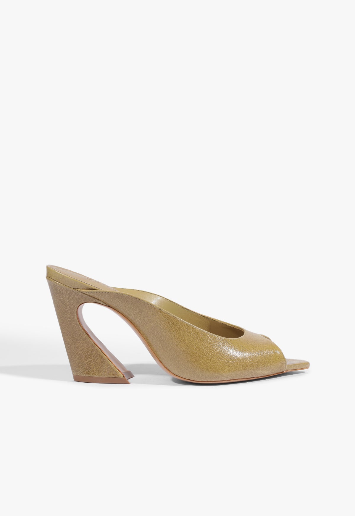 Lexi Block Mule Leather Sandal