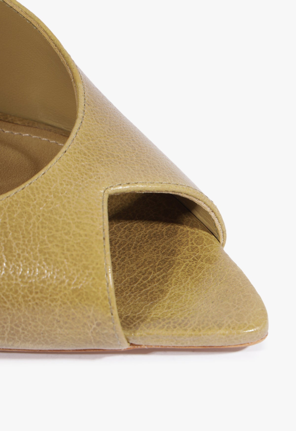 Lexi Block Mule Leather Sandal