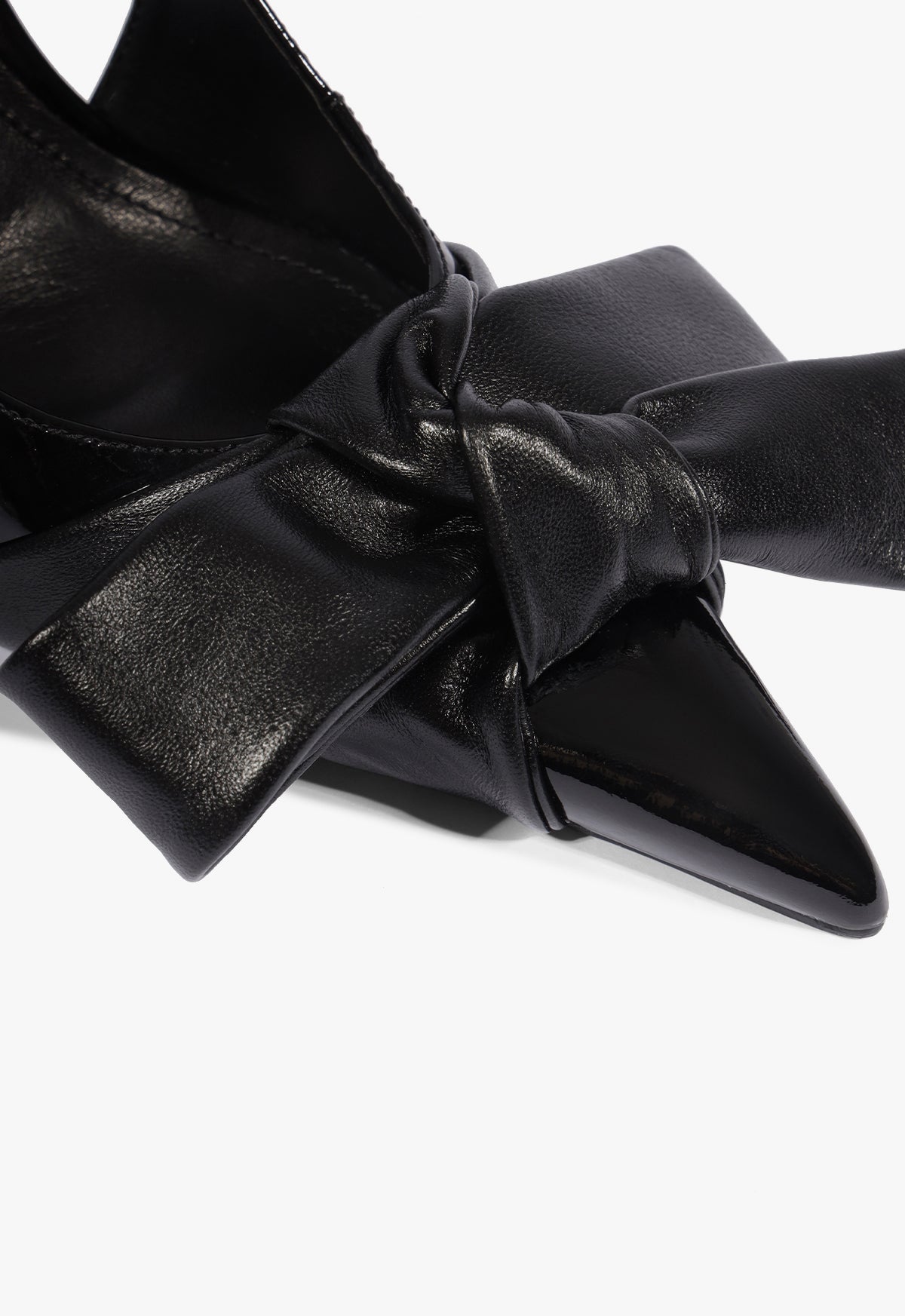 Liora Bow Patent Leather Pump