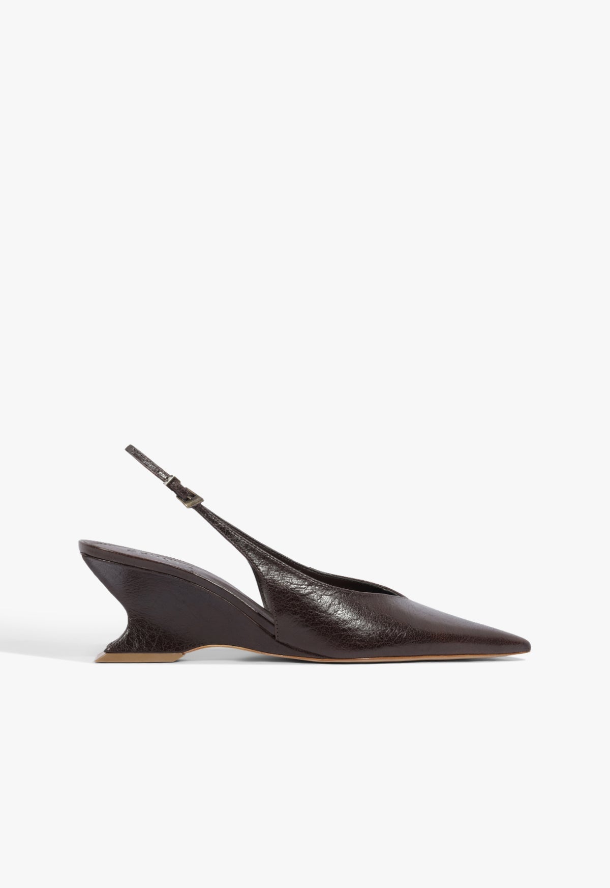 Siena Mid Buckle Leather Pump