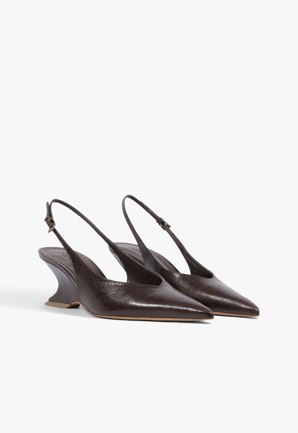 Siena Mid Buckle Leather Pump