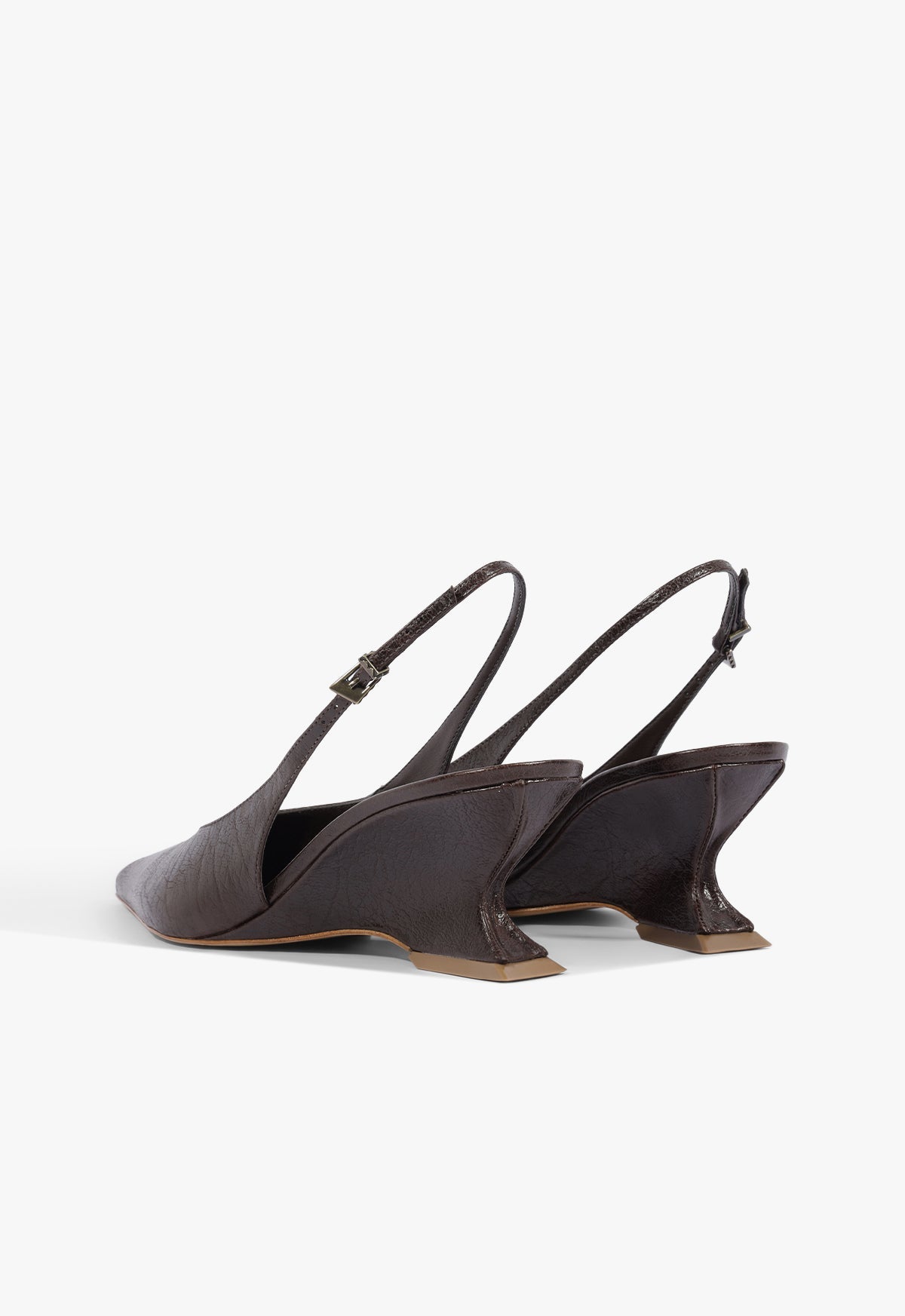 Siena Mid Buckle Leather Pump