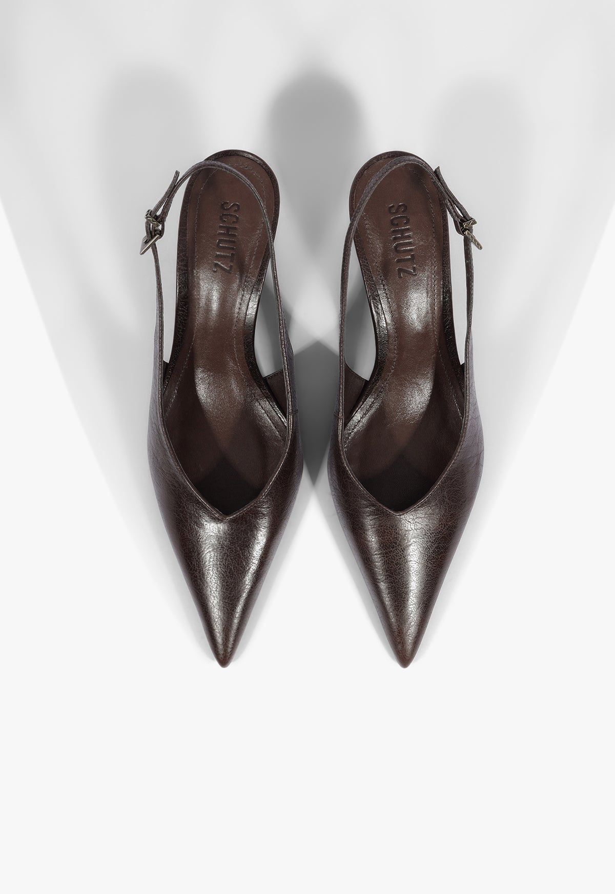 Siena Mid Buckle Leather Pump