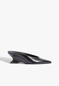 Siena Mid Mule Leather Pump