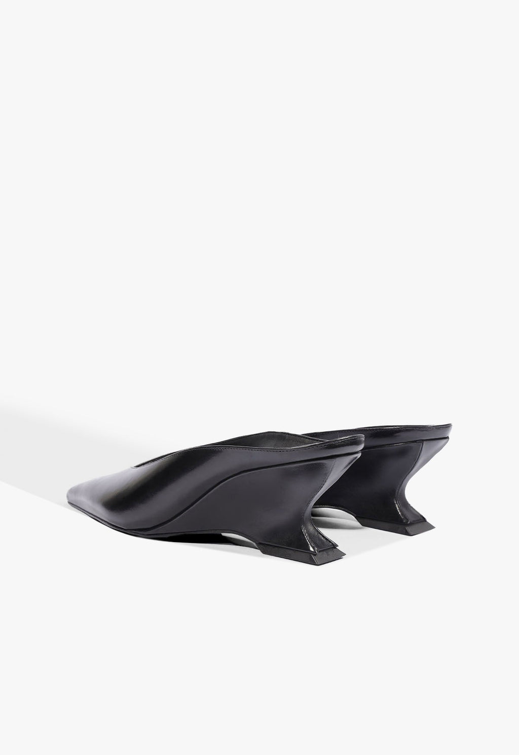 Siena Mid Mule Leather Pump