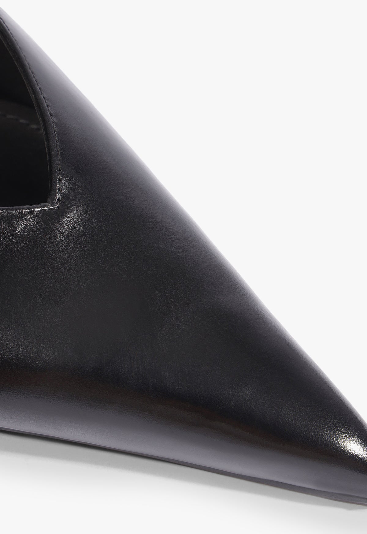 Siena Mid Mule Leather Pump