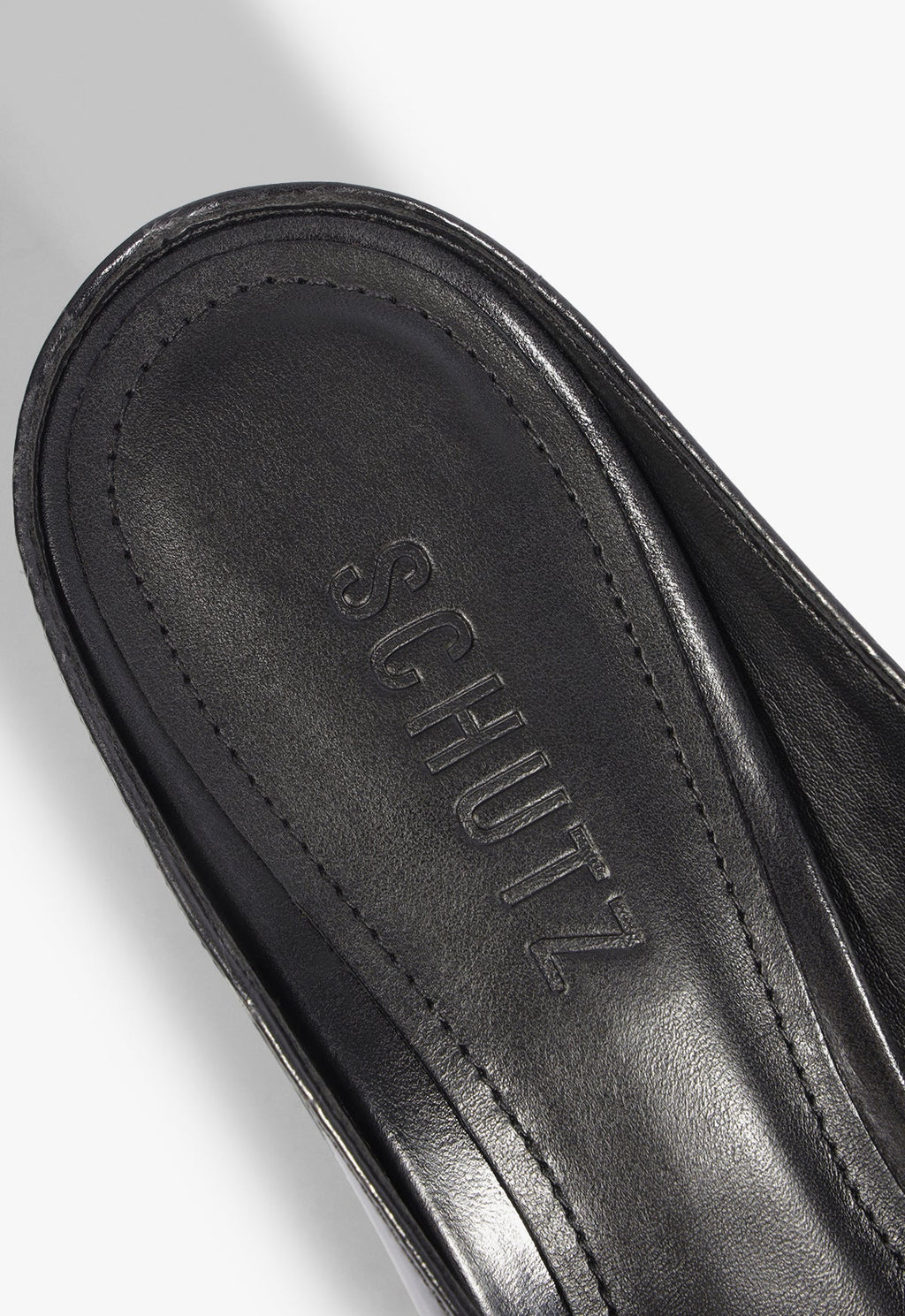 Siena Mid Mule Leather Pump