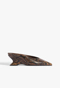Siena Mid Mule Leather Pump