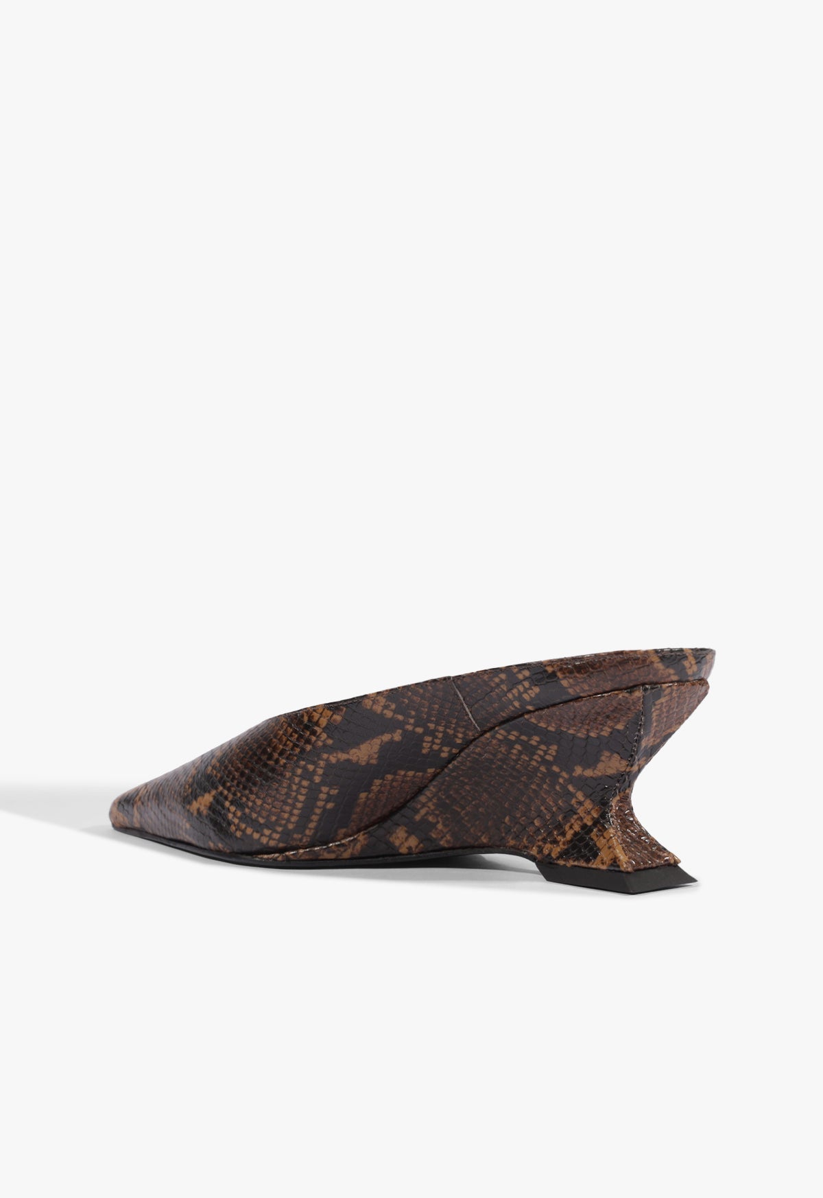 Siena Mid Mule Leather Pump