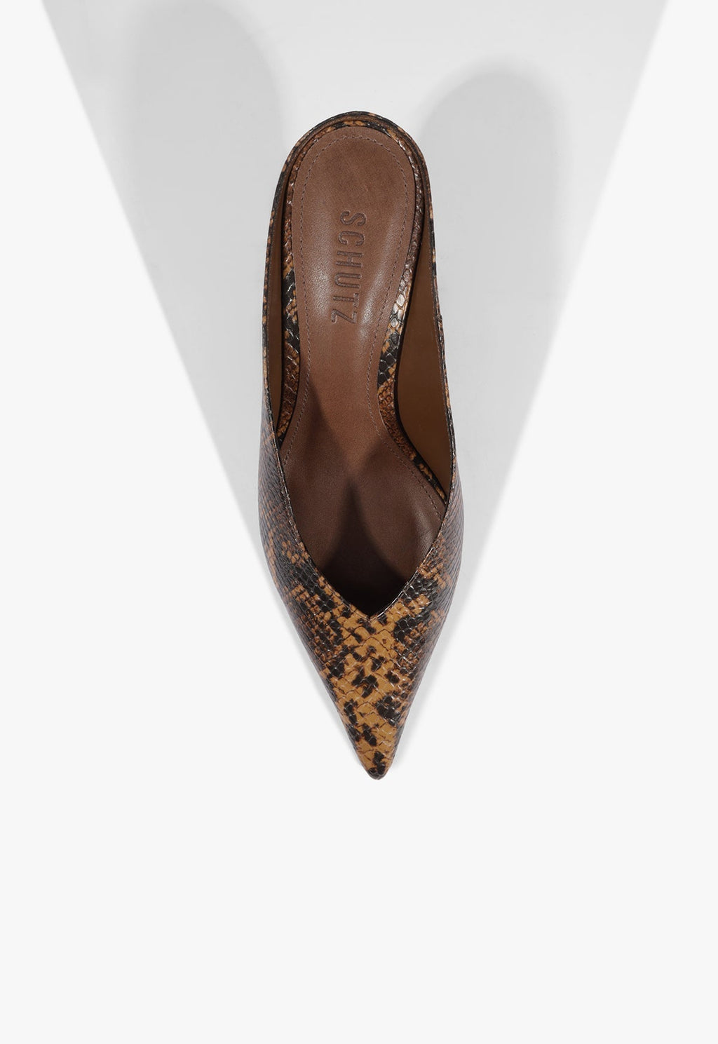 Siena Mid Mule Leather Pump