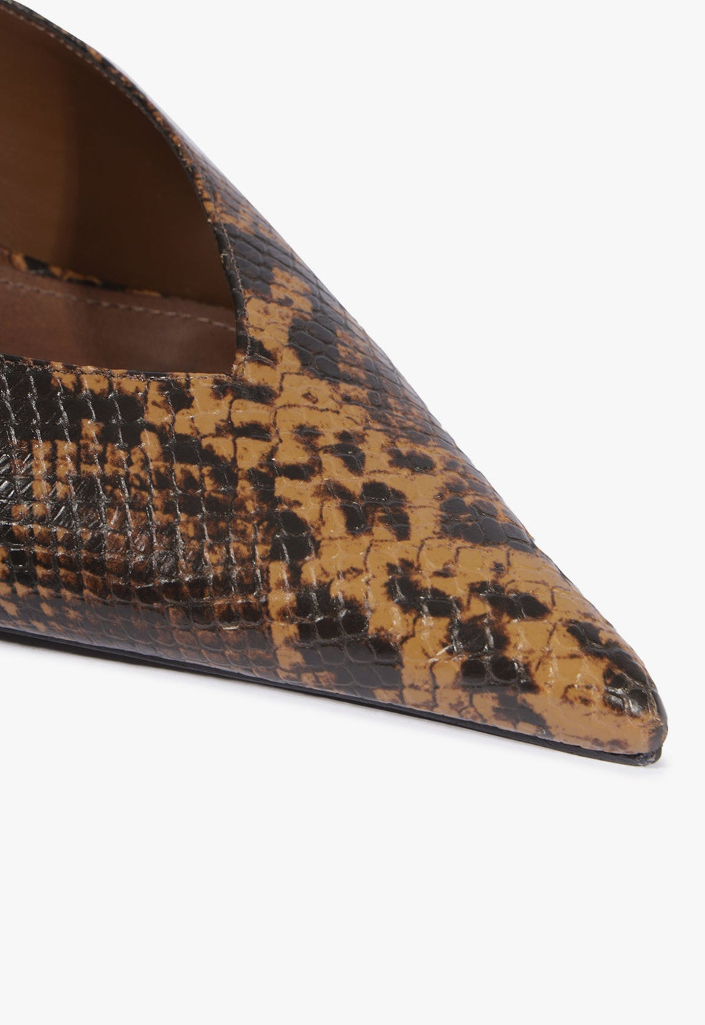 Siena Mid Mule Leather Pump