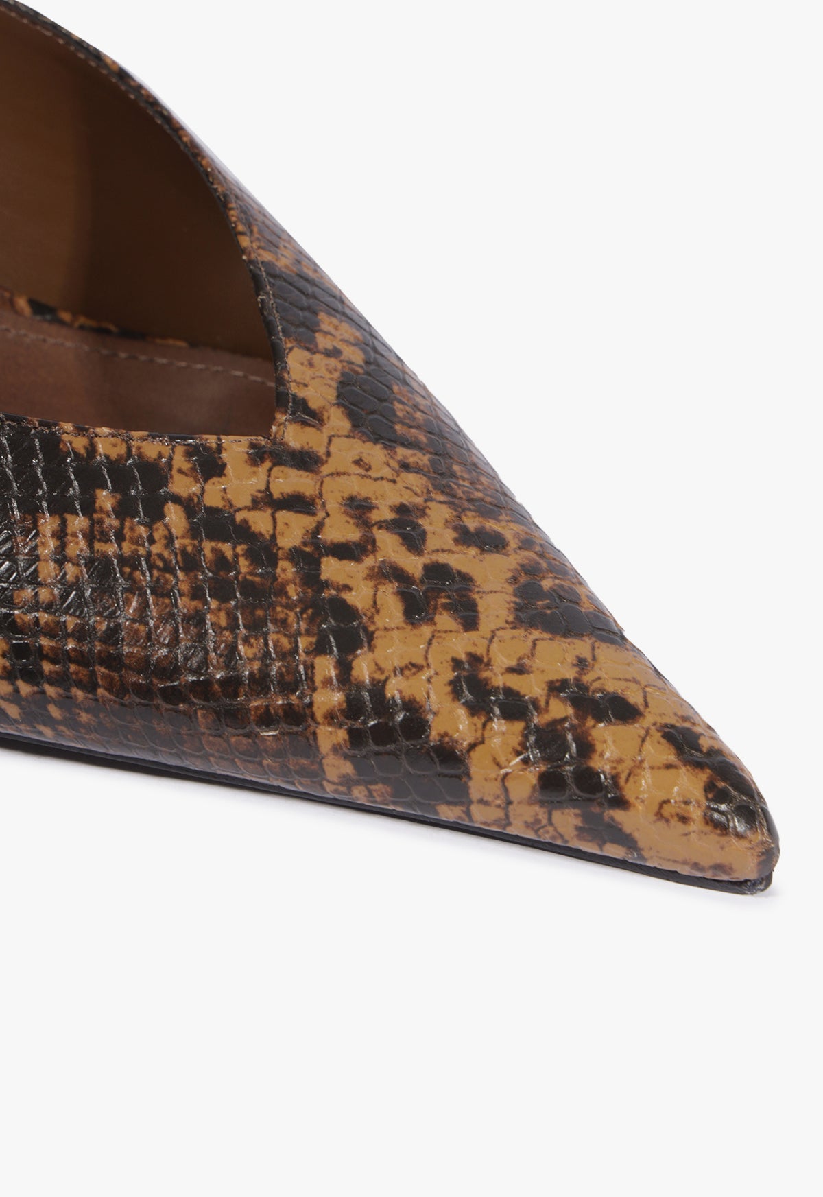 Siena Mid Mule Leather Pump