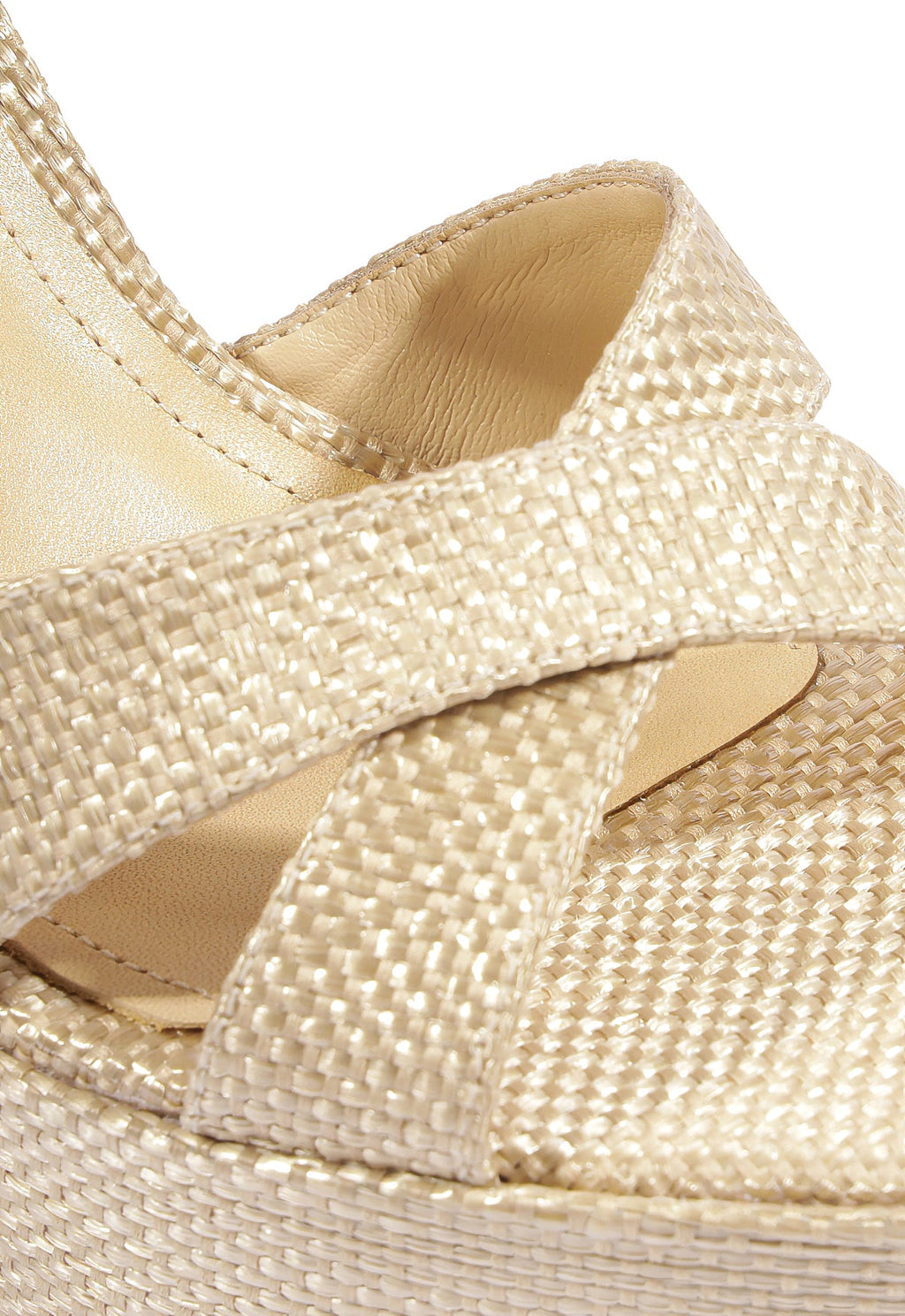 Kiona Raffia Platform Sandal