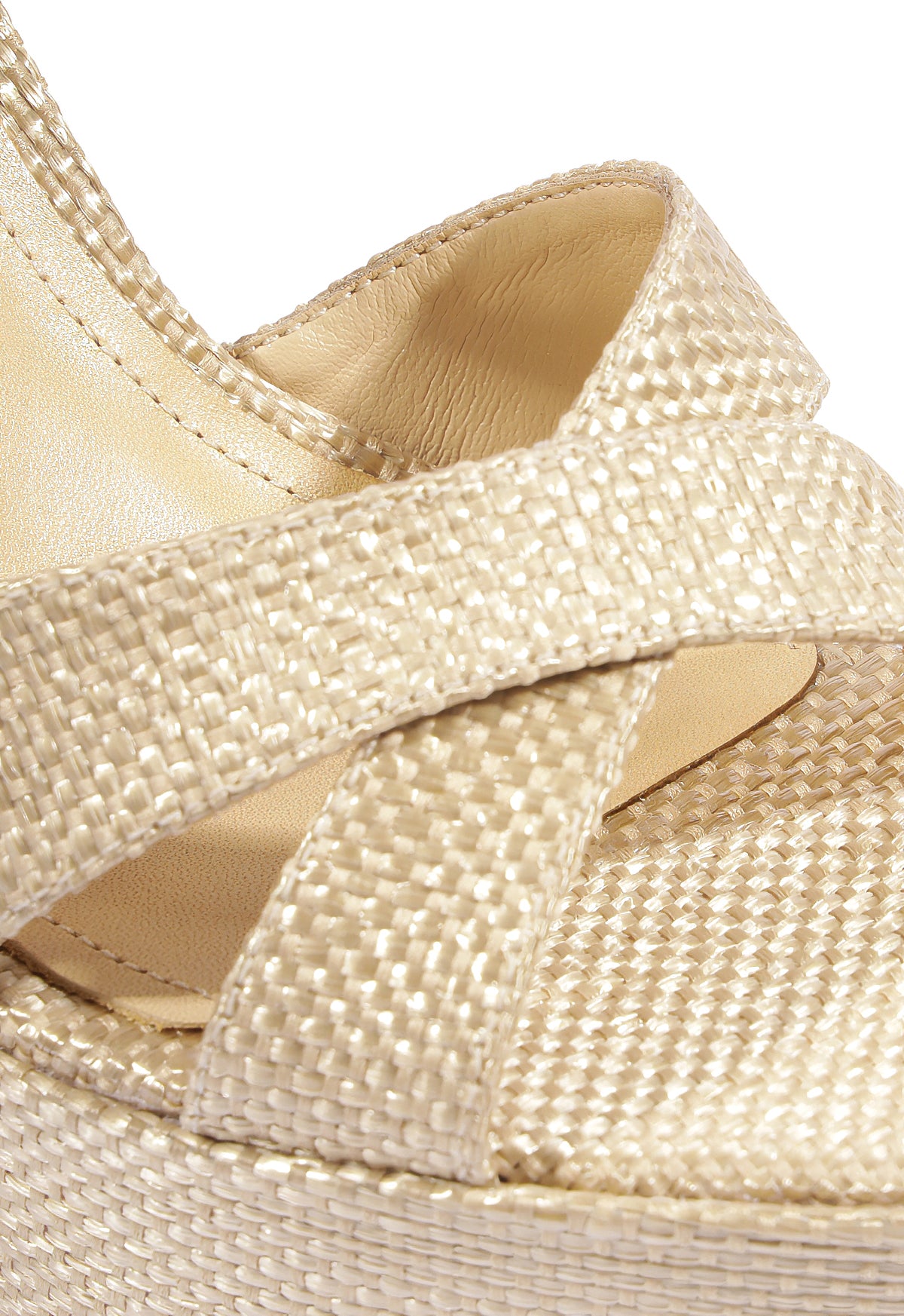 Kiona Raffia Platform Sandal