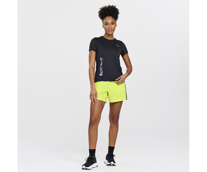 Women's Saucony Stopwatch Graphic Short Sleeve